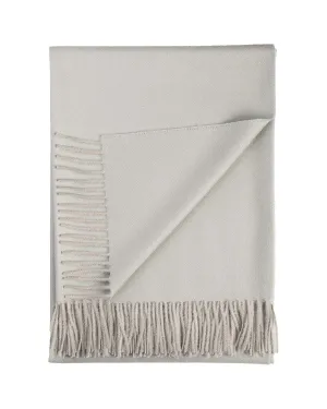 100% Baby Alpaca Throw - London Fog