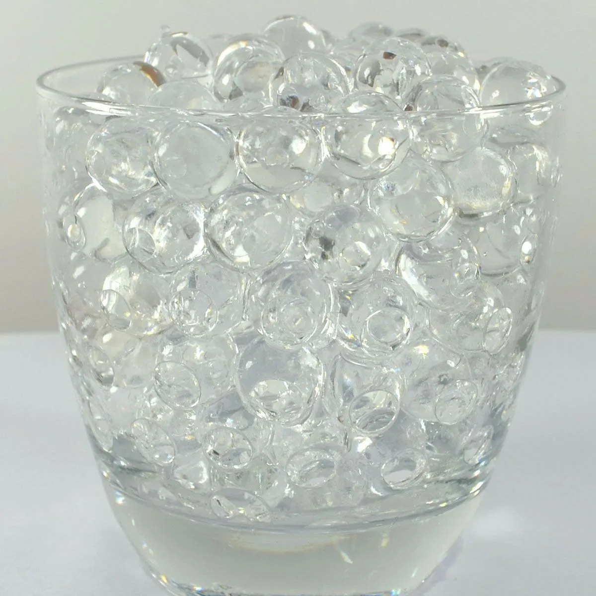 20 Pack X Crystal Soil Water Beads Jelly Ball Vase Filler Home Wedding