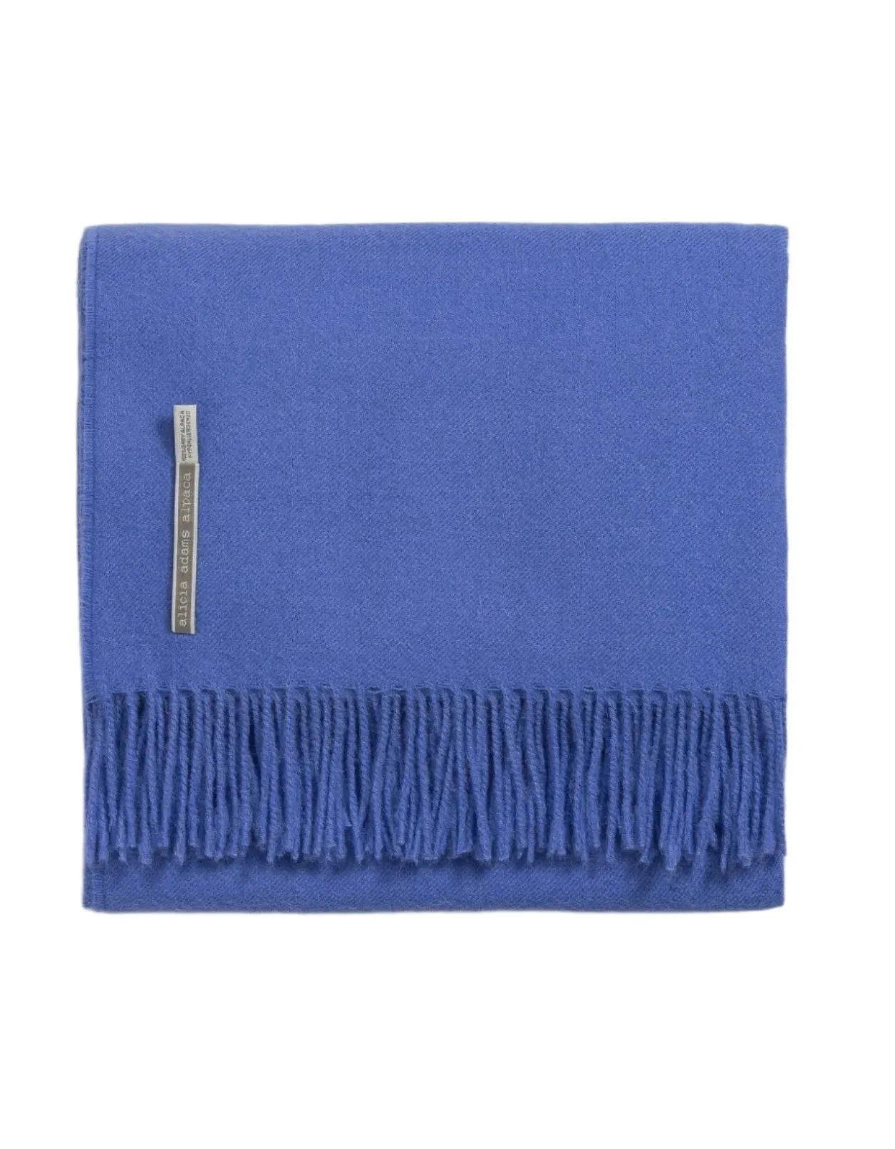 Alicia Adams Alpaca Throw in Lilac Solid