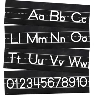 Alphabet Line | Mini Bulletin Board Set | Industrial Chic | Schoolgirl Style