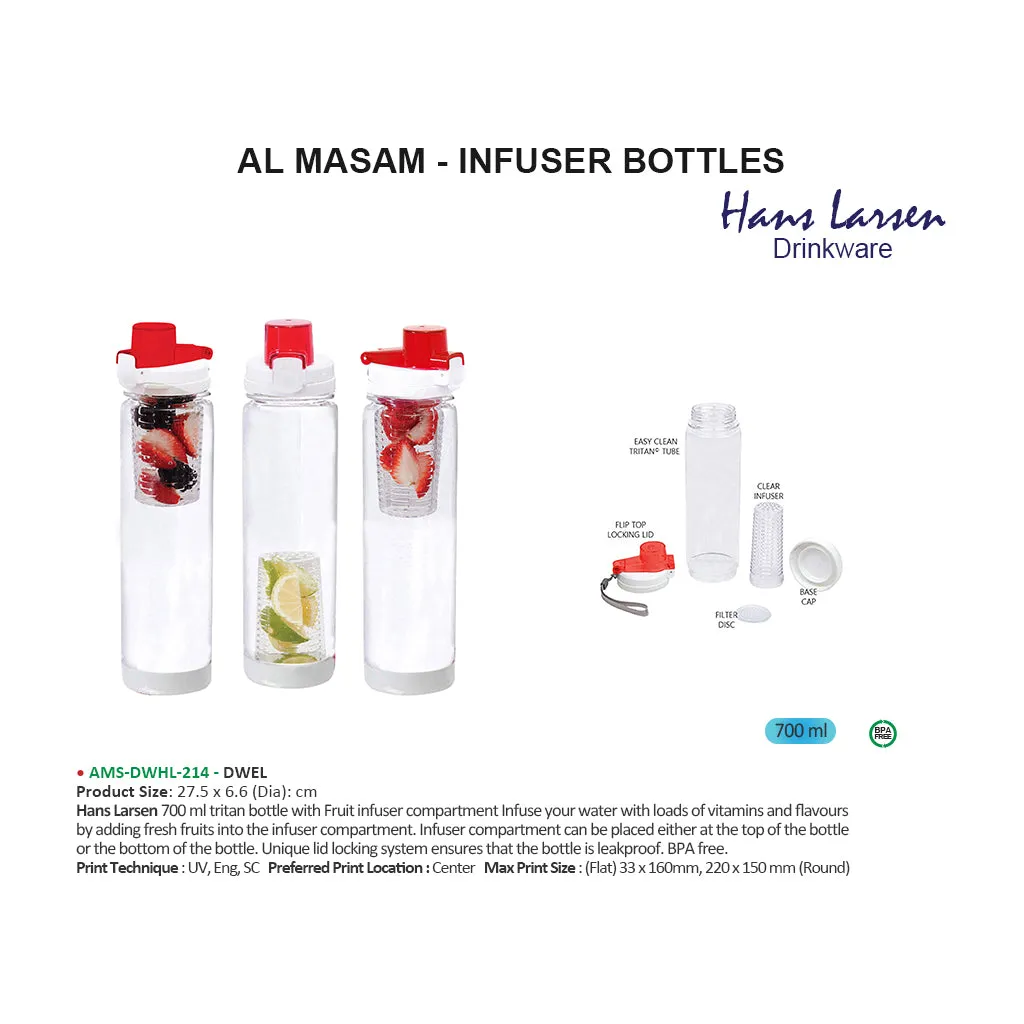 AMS-DWHL-214- DWEL - Infuser Bottle