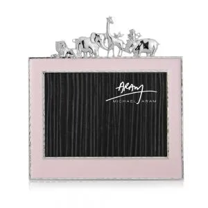 Animals 5 x 7 Pink Enamel Frame