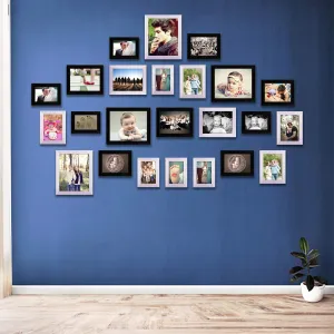 ArtzFolio Wall Photo Frame D335 | Wall Photo Frame Collage for Living Room | Picture Frames Home & Wall Decoration | Set of 24 Units | 4x6-8 Unit | 5x7-8 Unit | 6x8-4 Unit | 8x10-4 Unit