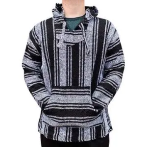 Baja Hoodie - Black & White