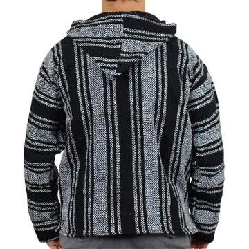 Baja Hoodie - Black & White