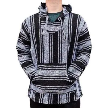 Baja Hoodie - Black & White