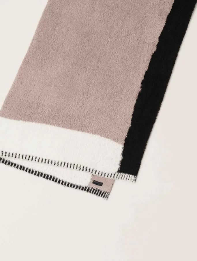 Barefoot Dreams Colorblock Throw - Taupe Multi