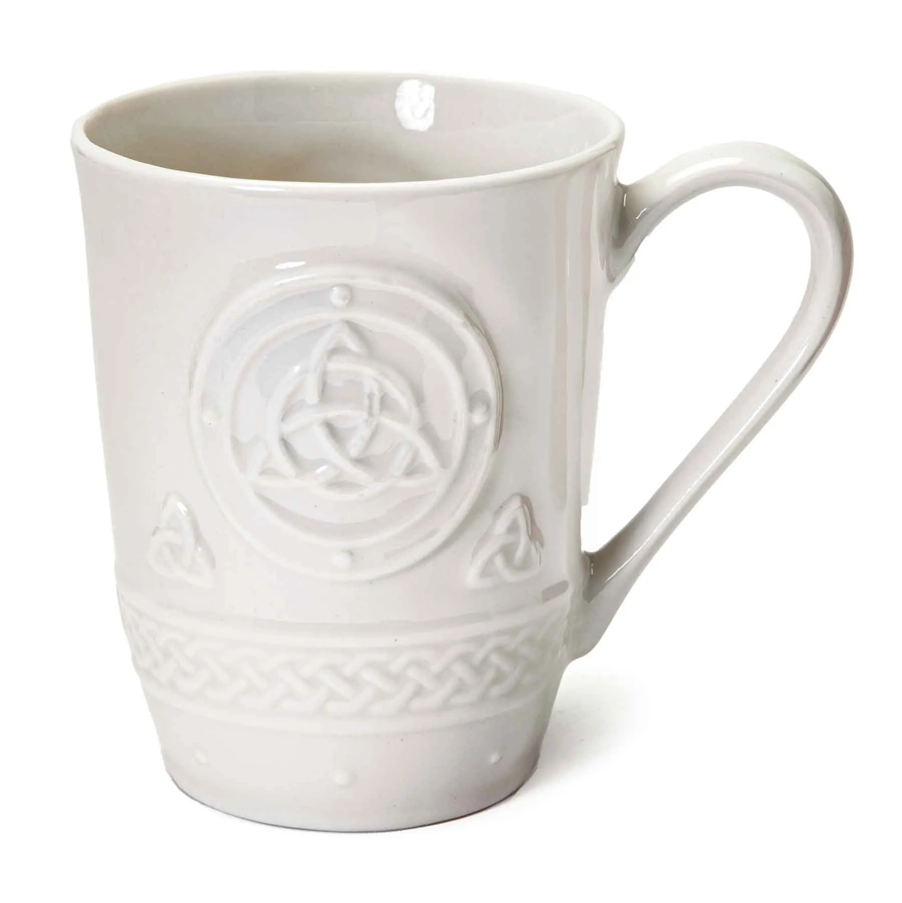Belleek Celtic Knot Mug Set