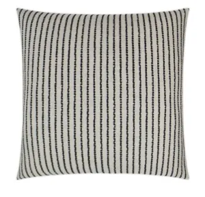 Black & White Striped Throw Pillow