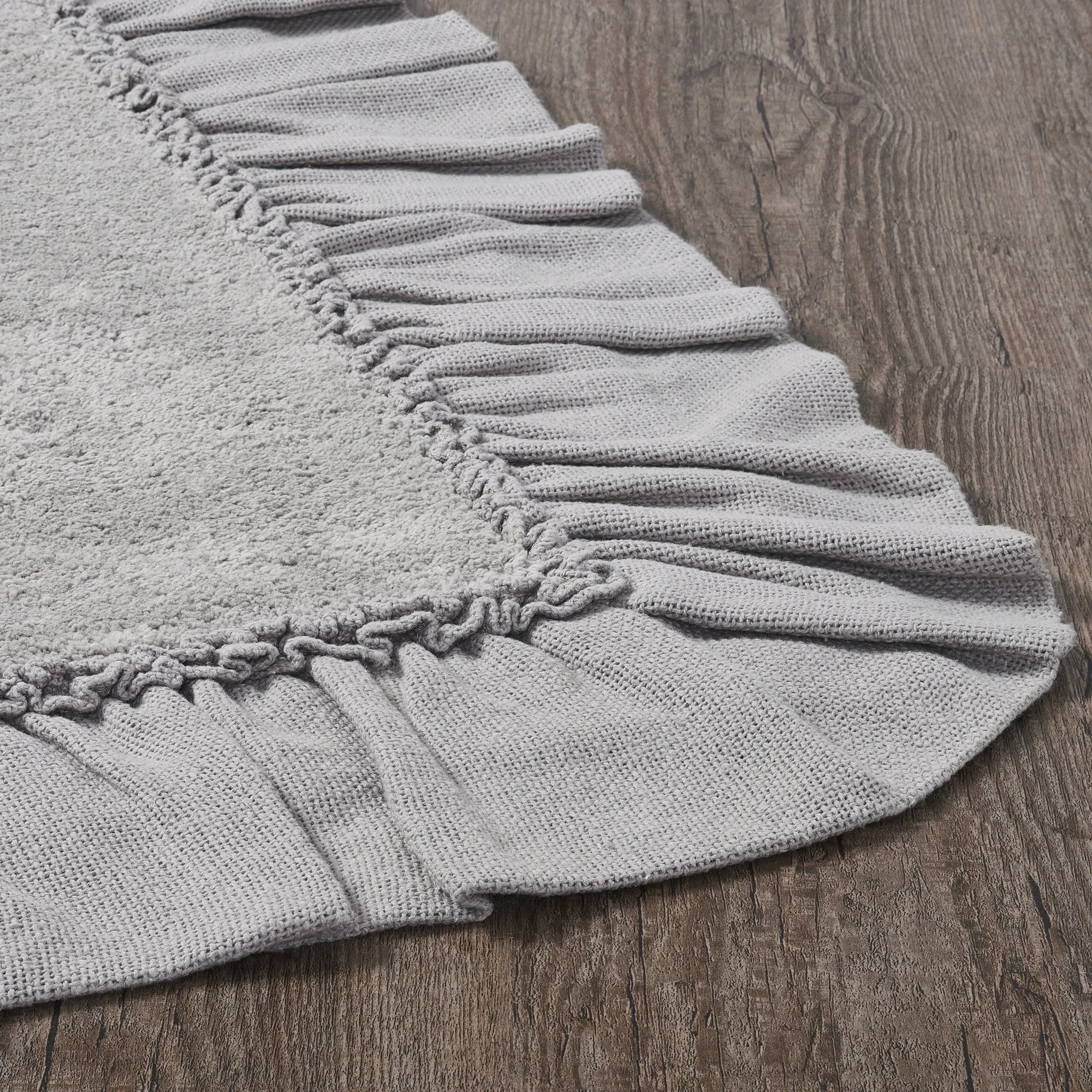 Burlap Dove Grey Bathmat 20x30"