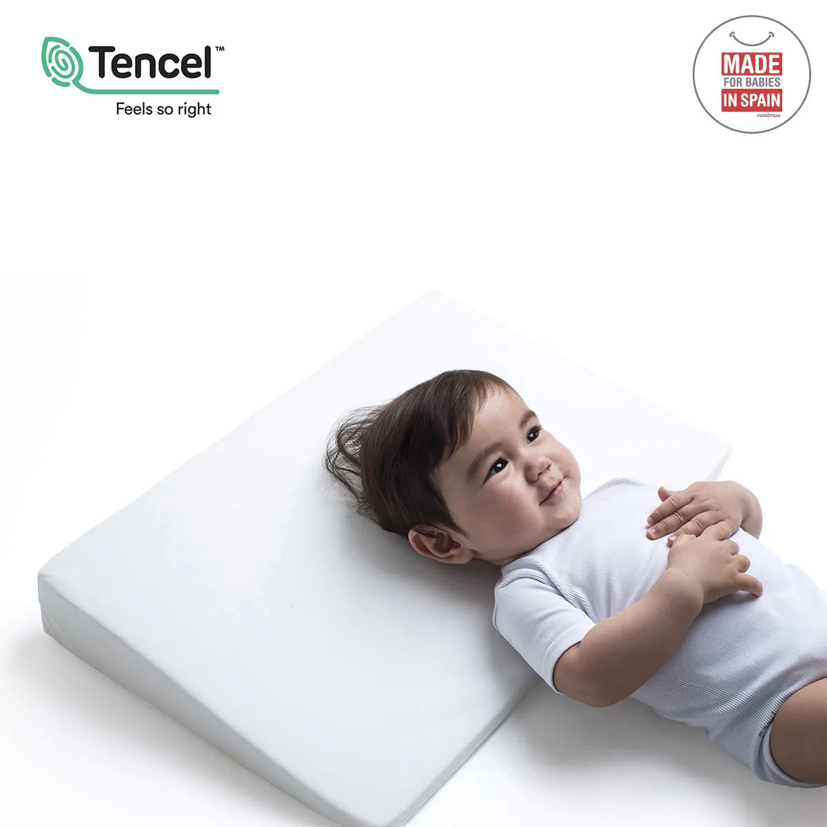 Cambrass Comfort Cot Pillow Liso E White