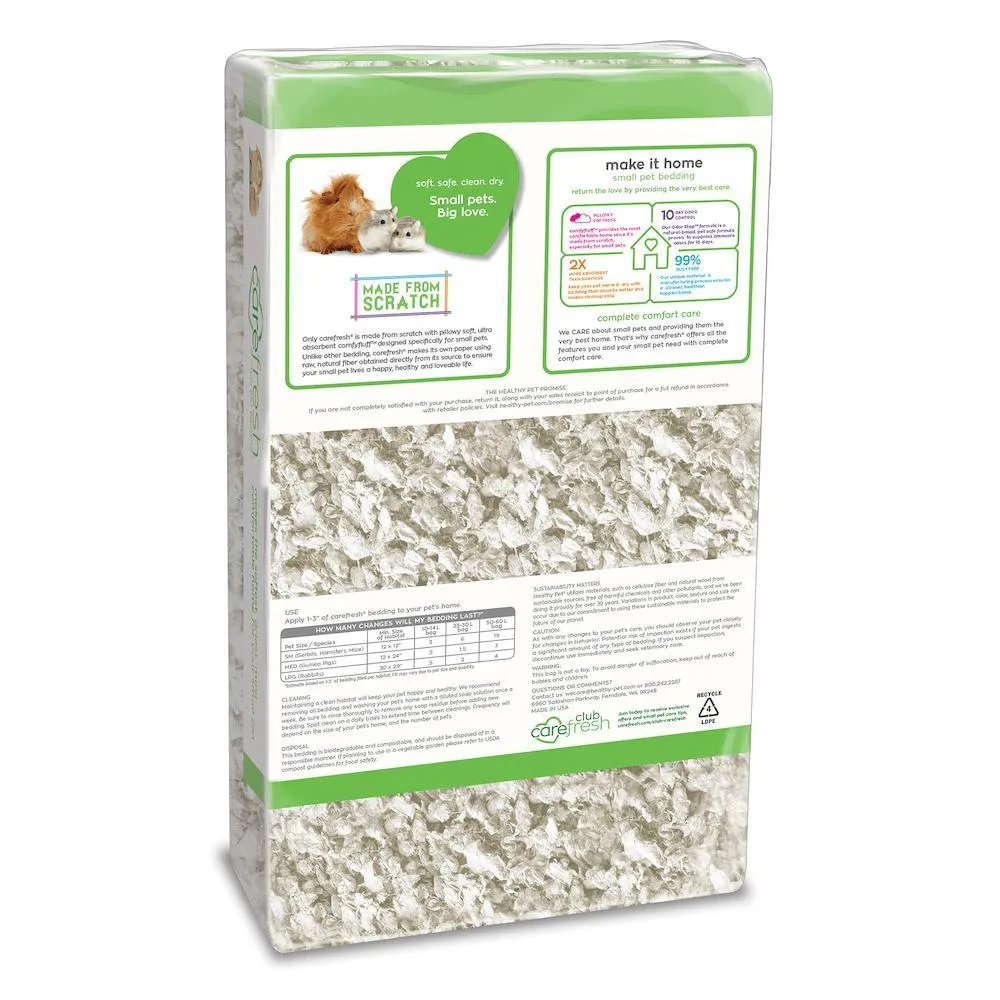 Carefresh Complete Comfort Care White Paper Small Pet Bedding 23 Litre