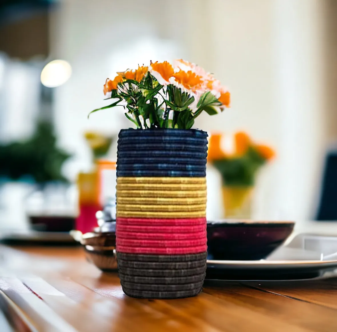 COLOR BLOCK VASE / PLANTER