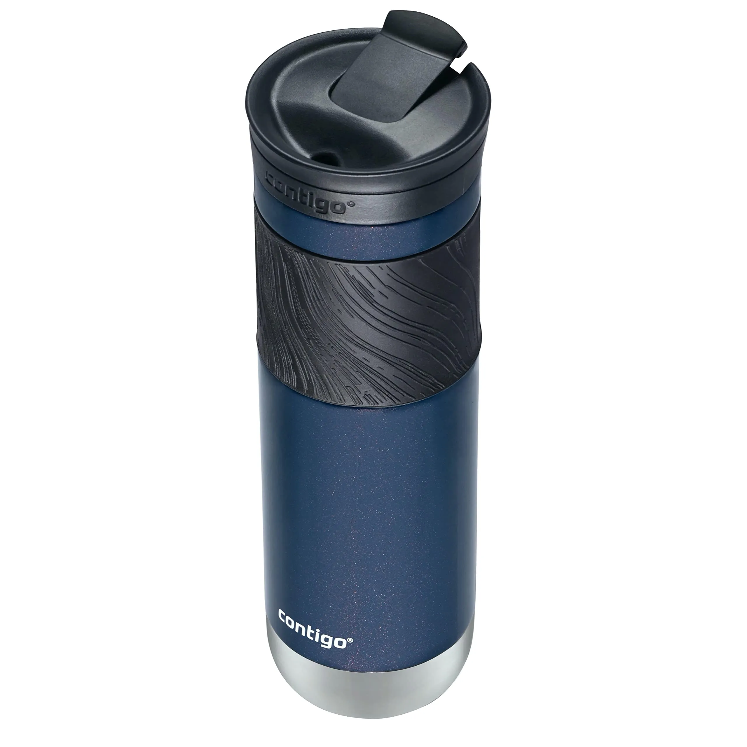 Contigo Byron Insulated Stainless Steel Travel Mug with Leak-Proof Lid, 24oz, Reusable Coffee Cup or Water Bottle, BPA-Free, Long-lasting ThermoLock Insulation, Midnight Berry