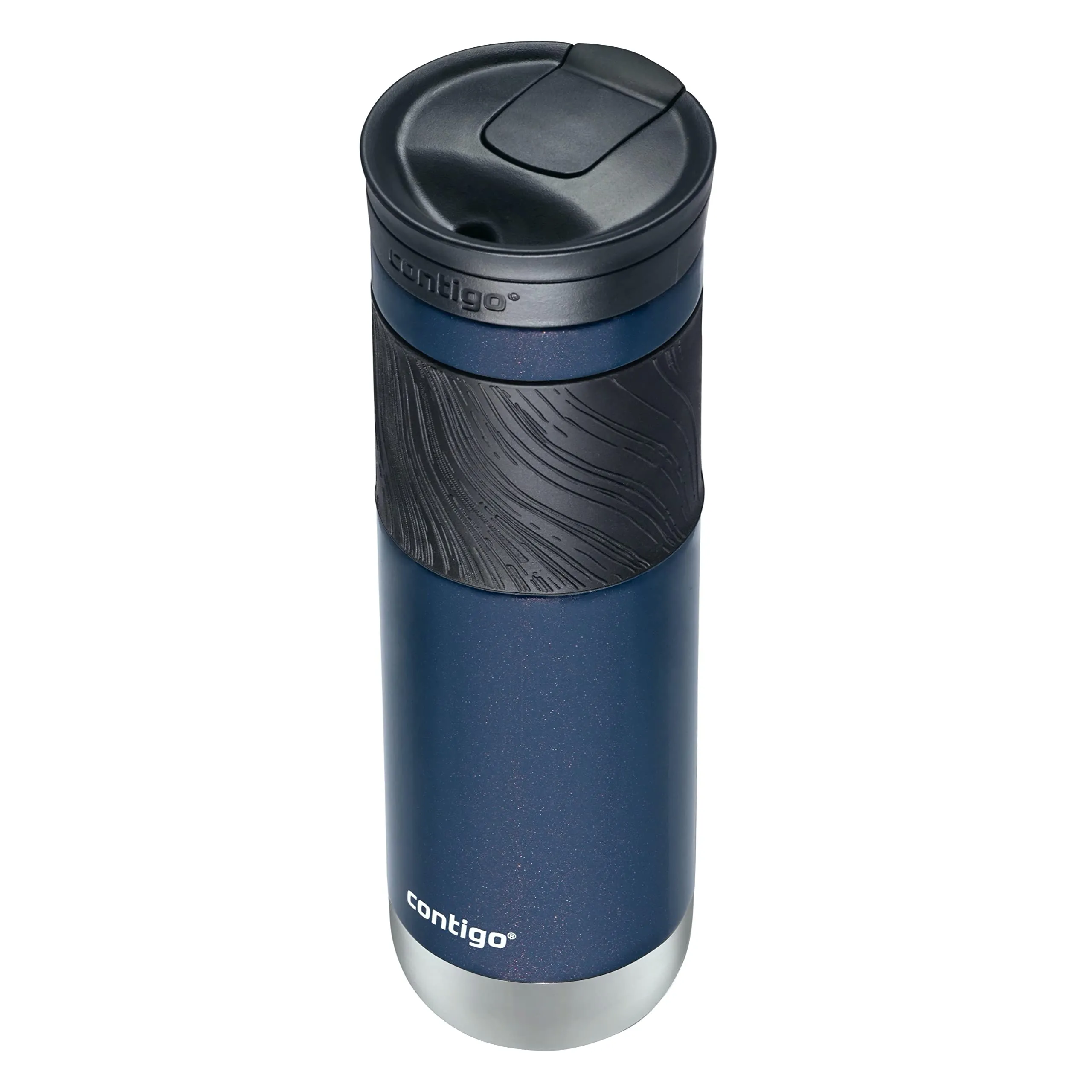 Contigo Byron Insulated Stainless Steel Travel Mug with Leak-Proof Lid, 24oz, Reusable Coffee Cup or Water Bottle, BPA-Free, Long-lasting ThermoLock Insulation, Midnight Berry