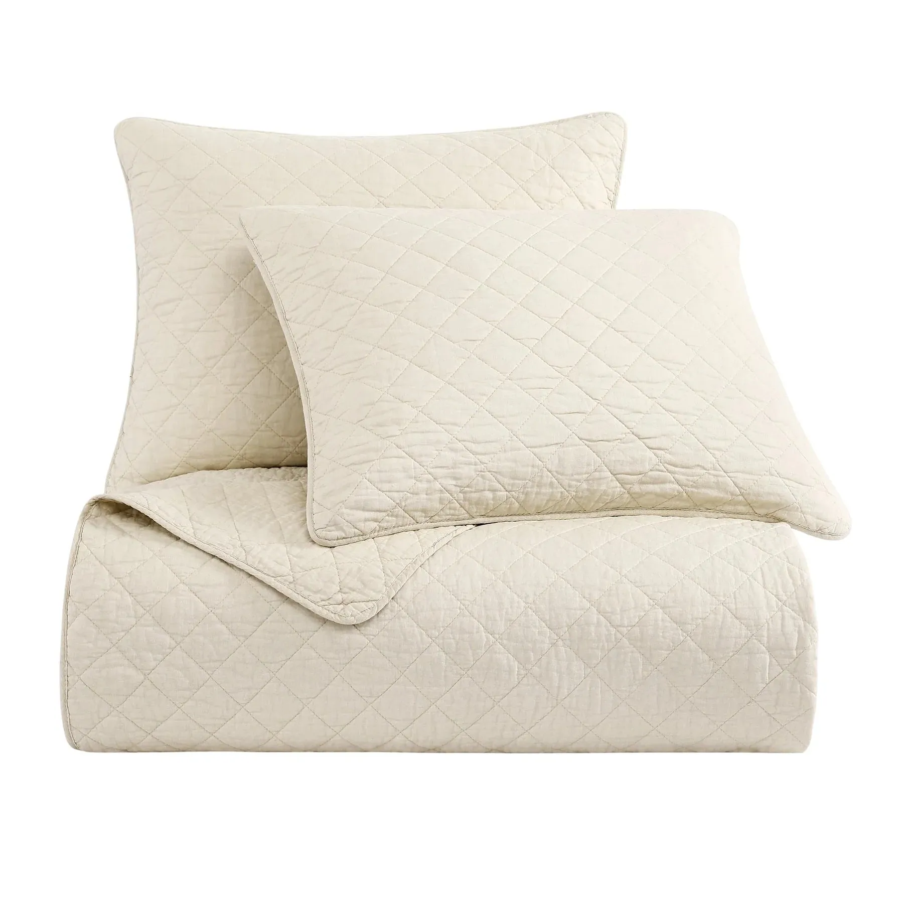Cotton Comfort Prairie Tan Quilt Set