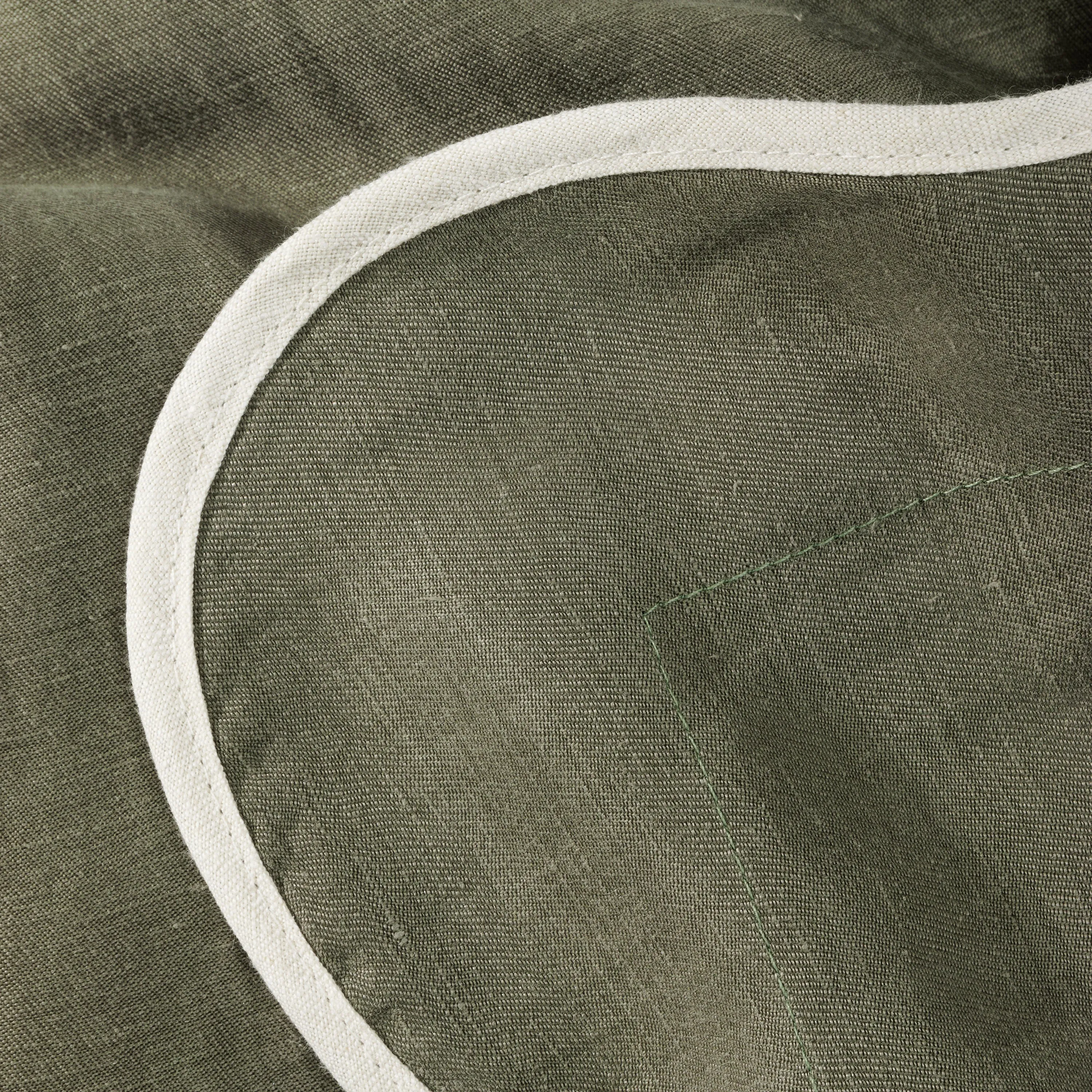 Cupro Linen Scallop Sham