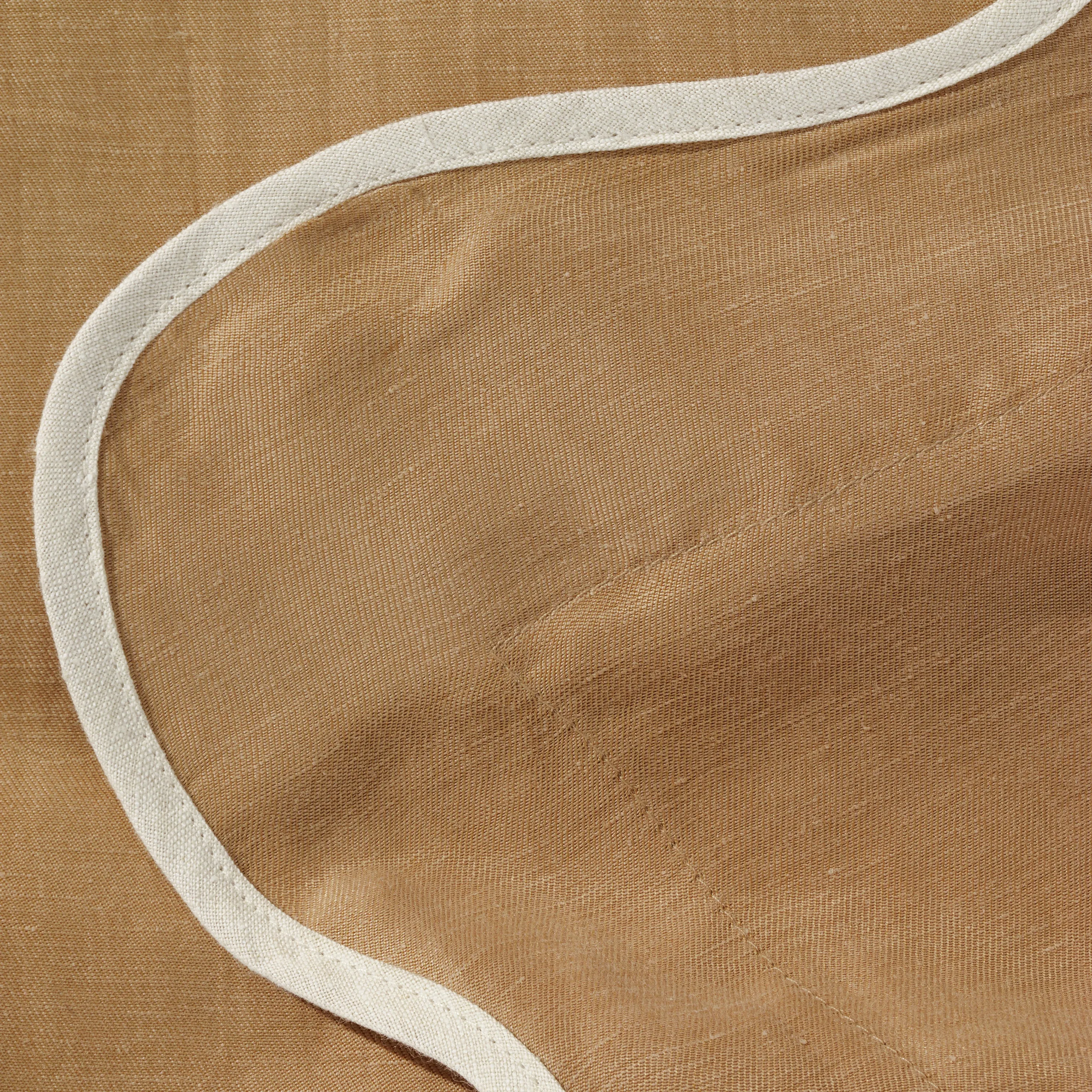 Cupro Linen Scallop Sham
