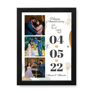 Customized Happy Anniversary Theme Photo Frame (10x14 inch)