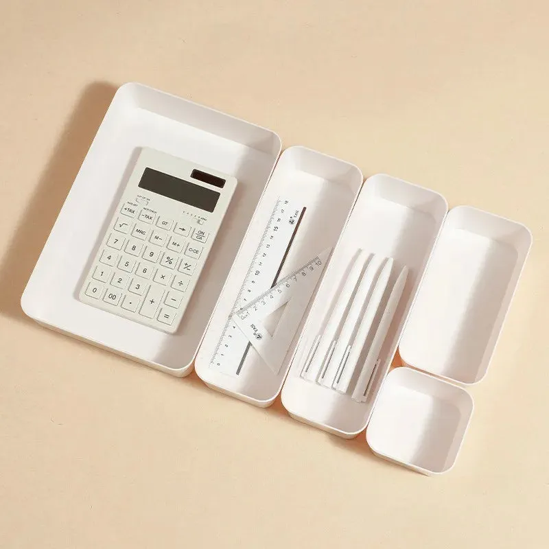 Desk Drawer Organizer Box for Home or Dorm