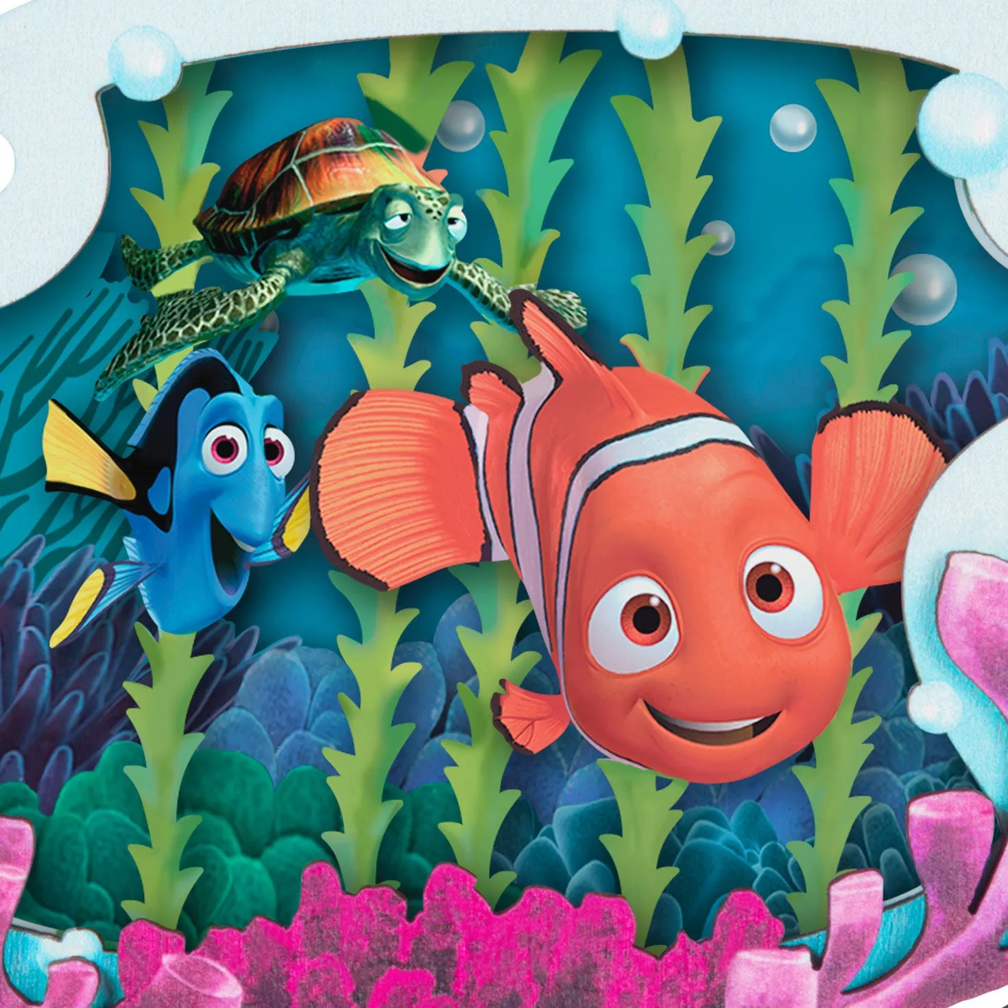 Disney and Pixar Finding Nemo, Totally Unforgettable Friends Papercraft — 2024 Hallmark Keepsake Christmas Ornament