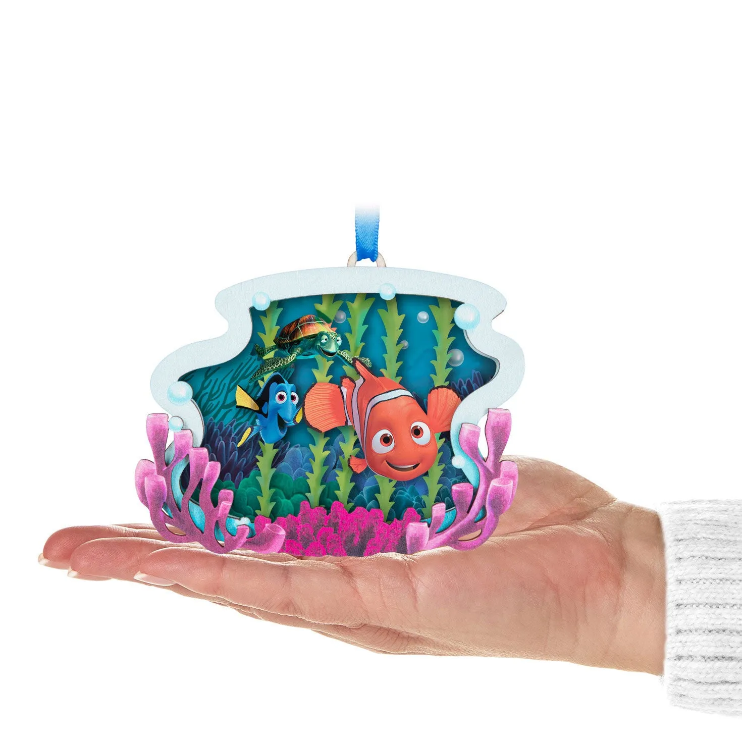 Disney and Pixar Finding Nemo, Totally Unforgettable Friends Papercraft — 2024 Hallmark Keepsake Christmas Ornament