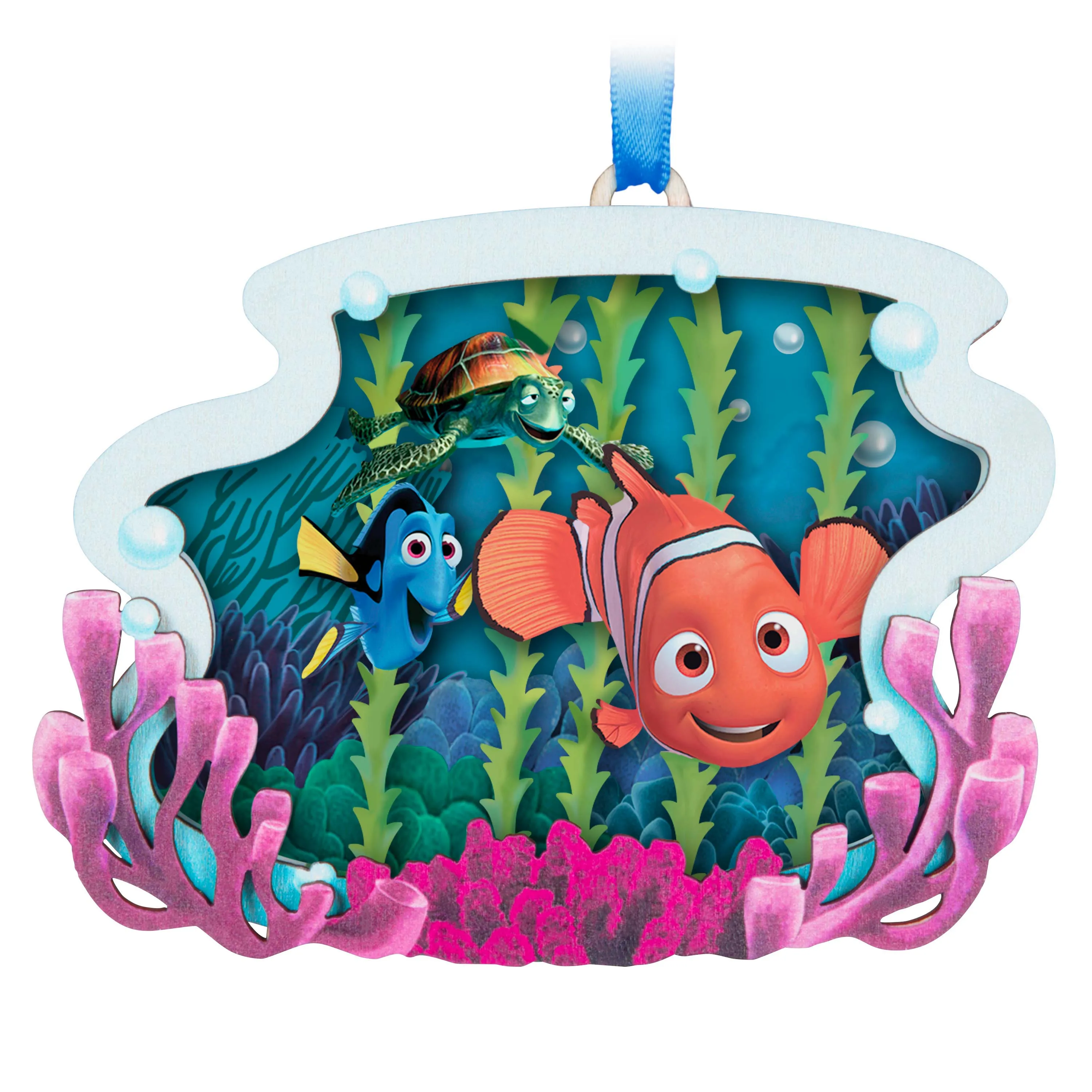 Disney and Pixar Finding Nemo, Totally Unforgettable Friends Papercraft — 2024 Hallmark Keepsake Christmas Ornament