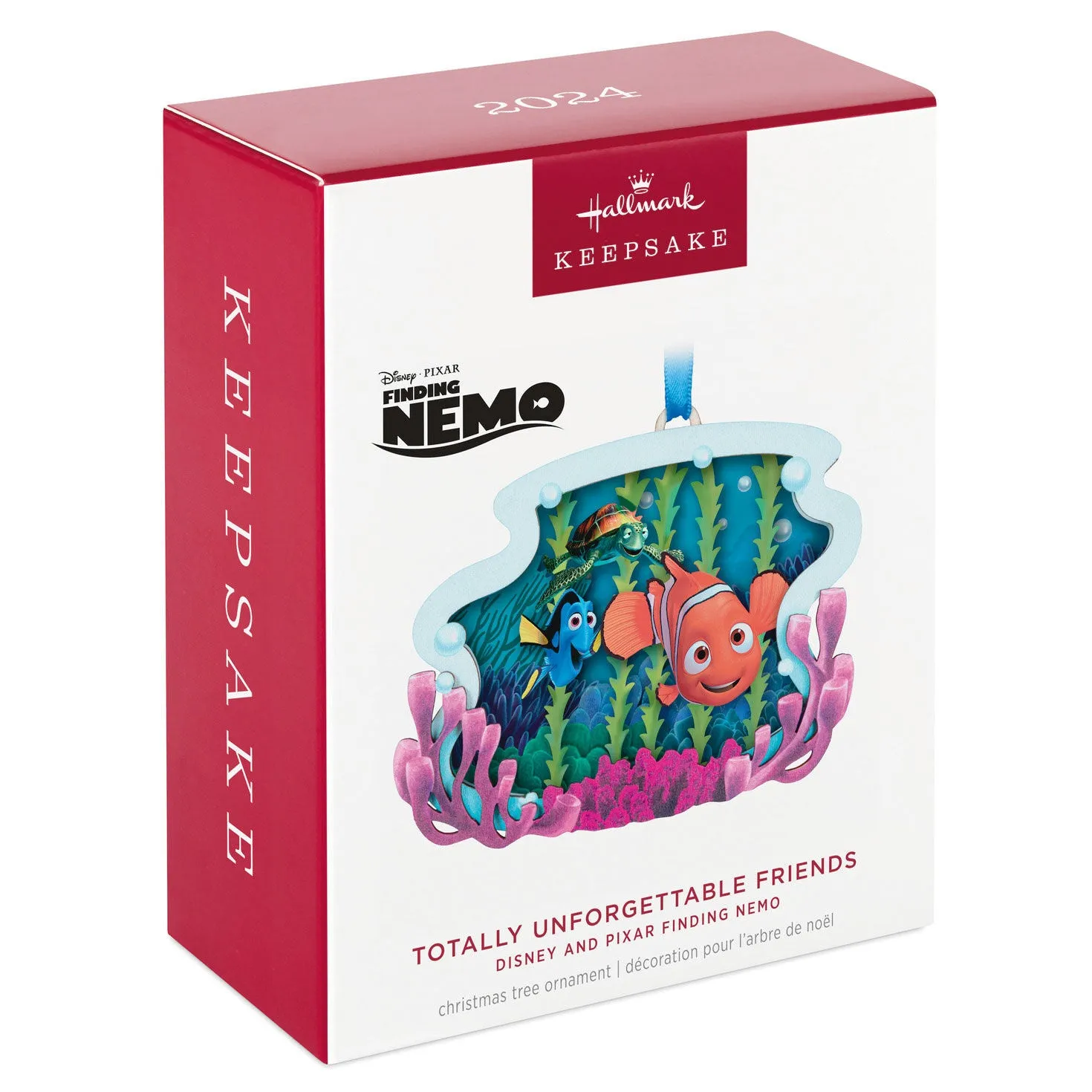 Disney and Pixar Finding Nemo, Totally Unforgettable Friends Papercraft — 2024 Hallmark Keepsake Christmas Ornament