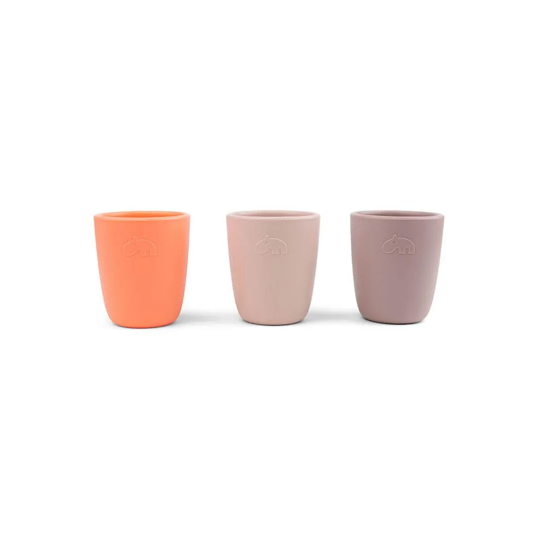 Done by Deer Silicone Mini Mug 3-pack - Powder Mix