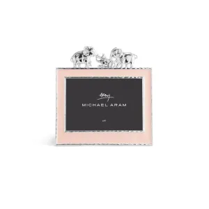 Elephant Frame Pink Enamel 4 x 6
