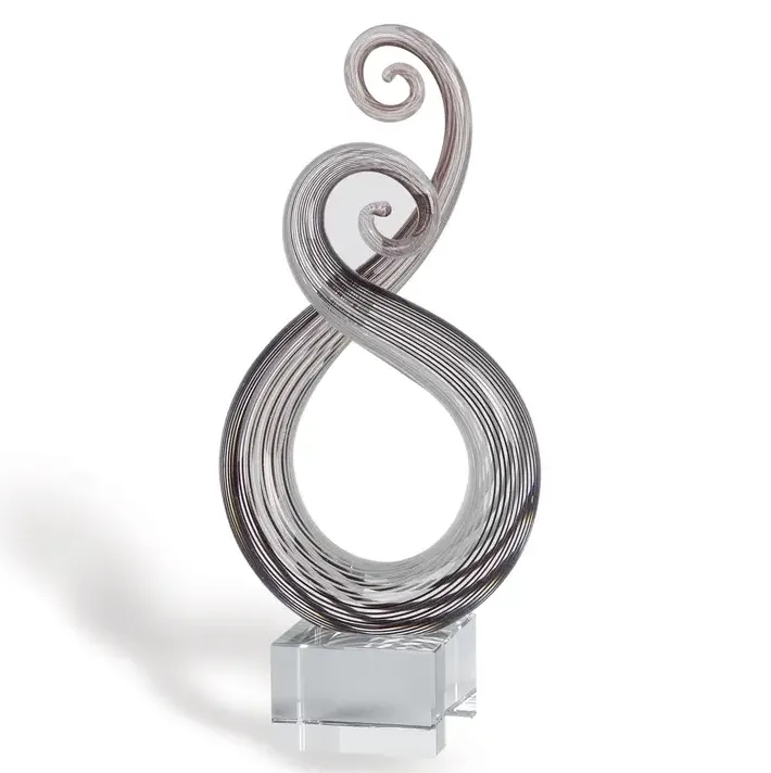Entangle Murano Art Glass Sculpture by Badash Crystal
