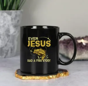 Even Jesus Had A Fish Story - Christian Coffee Mugs - Bible Verse Mugs - Scripture Mugs - Religious Faith Gift - Ciaocustom