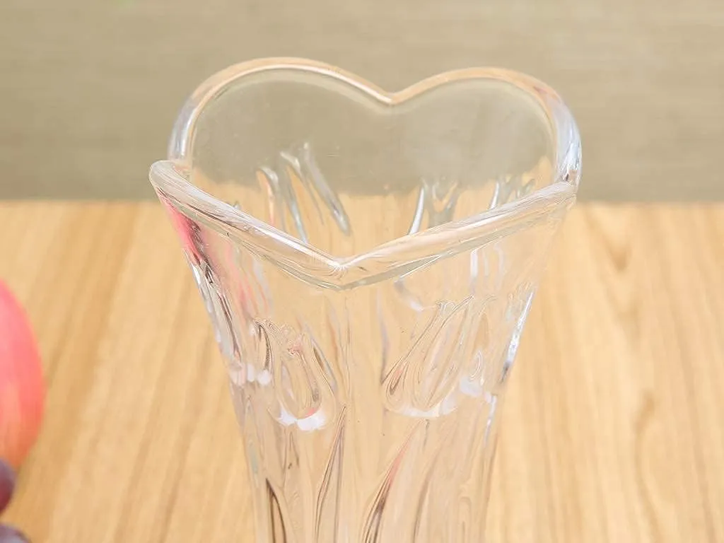 FOMQUAZLI Glass Vase for Flowers and Plants Flared Decorative Vase Wedding Vase for Home, Wedding, Living Room, Office Long Flower Vases for Home Decor