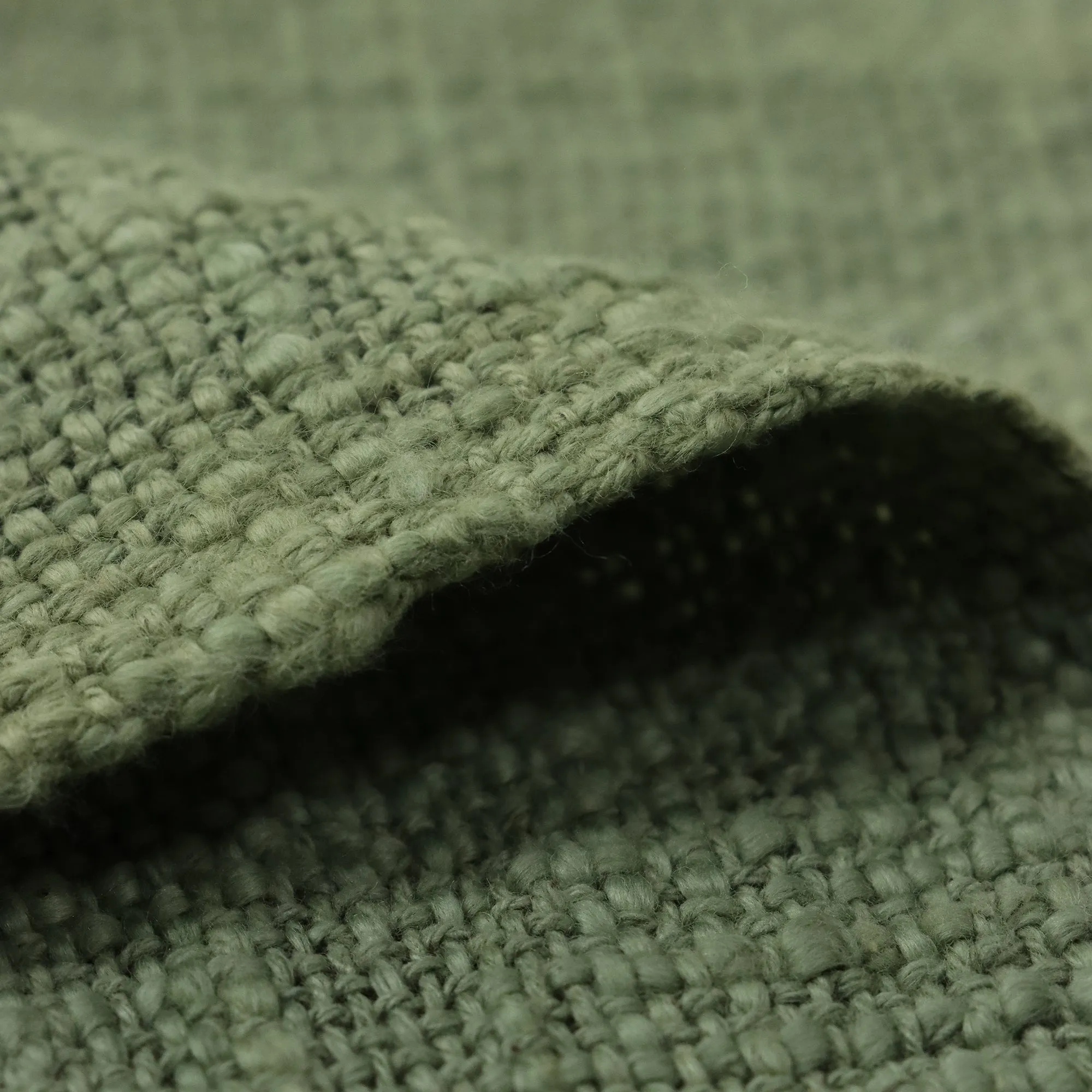 Green Pure Cotton Solid Throw Blankets For Home Decor