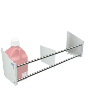 HRP Utility Jug Rack - 42.375 x 10.500 x 10.000" - Aluminum - White Powder Coat