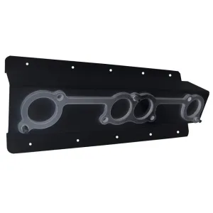 HRP Wall Mount Header Rack - Black