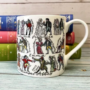 Jane Austen Characters Mug