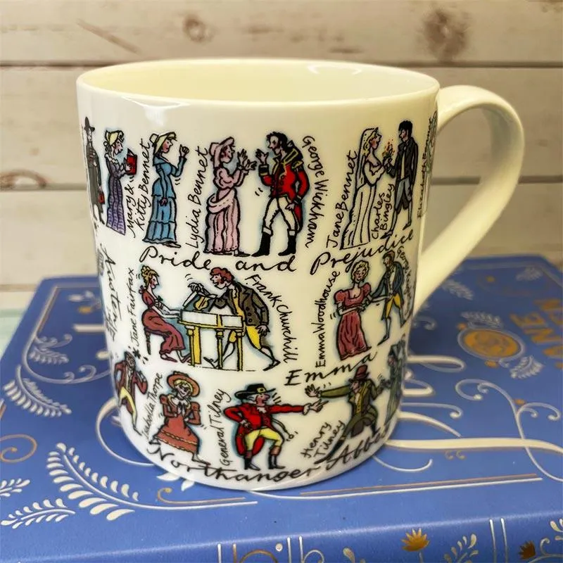 Jane Austen Characters Mug