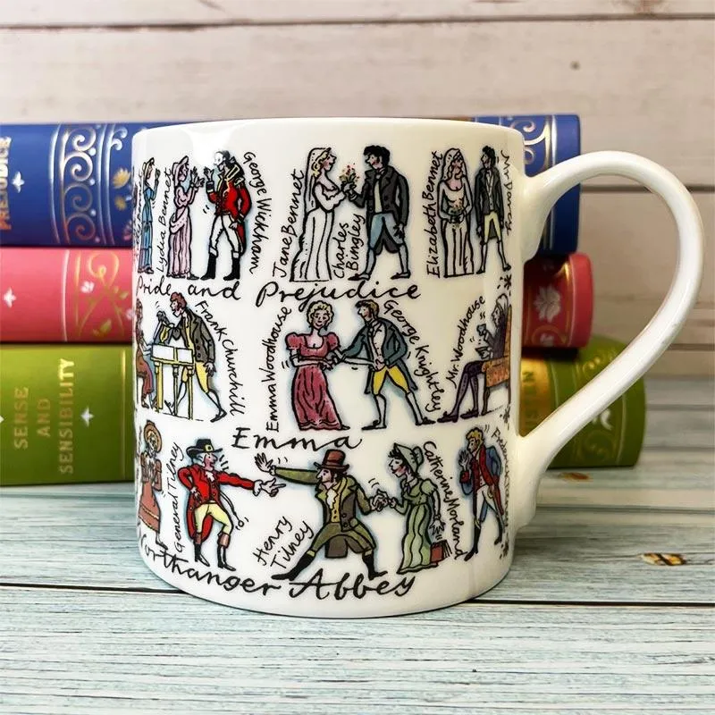 Jane Austen Characters Mug