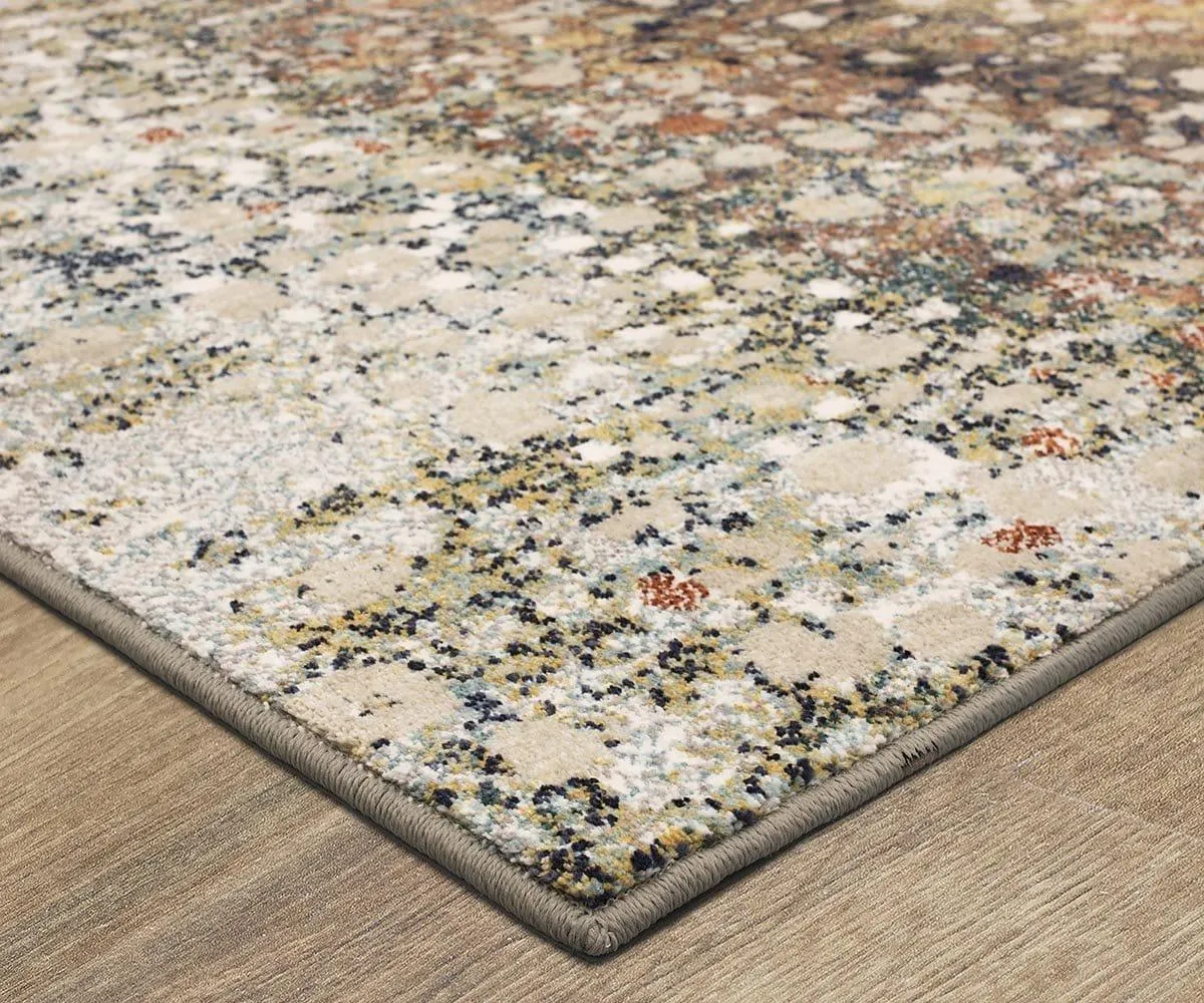 Karastan Enigma Torrent Rug - Rose Gold