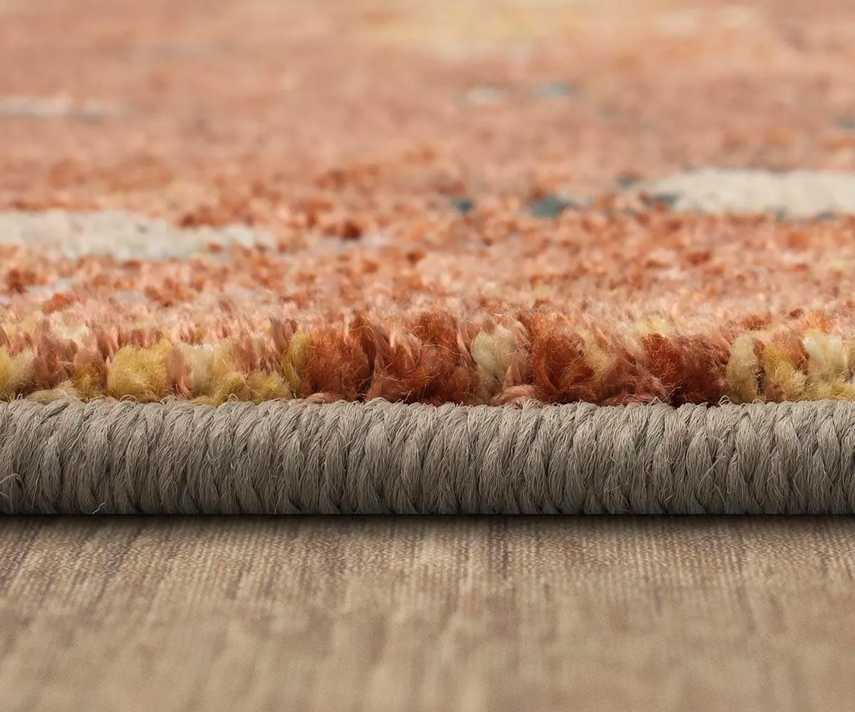 Karastan Enigma Torrent Rug - Rose Gold