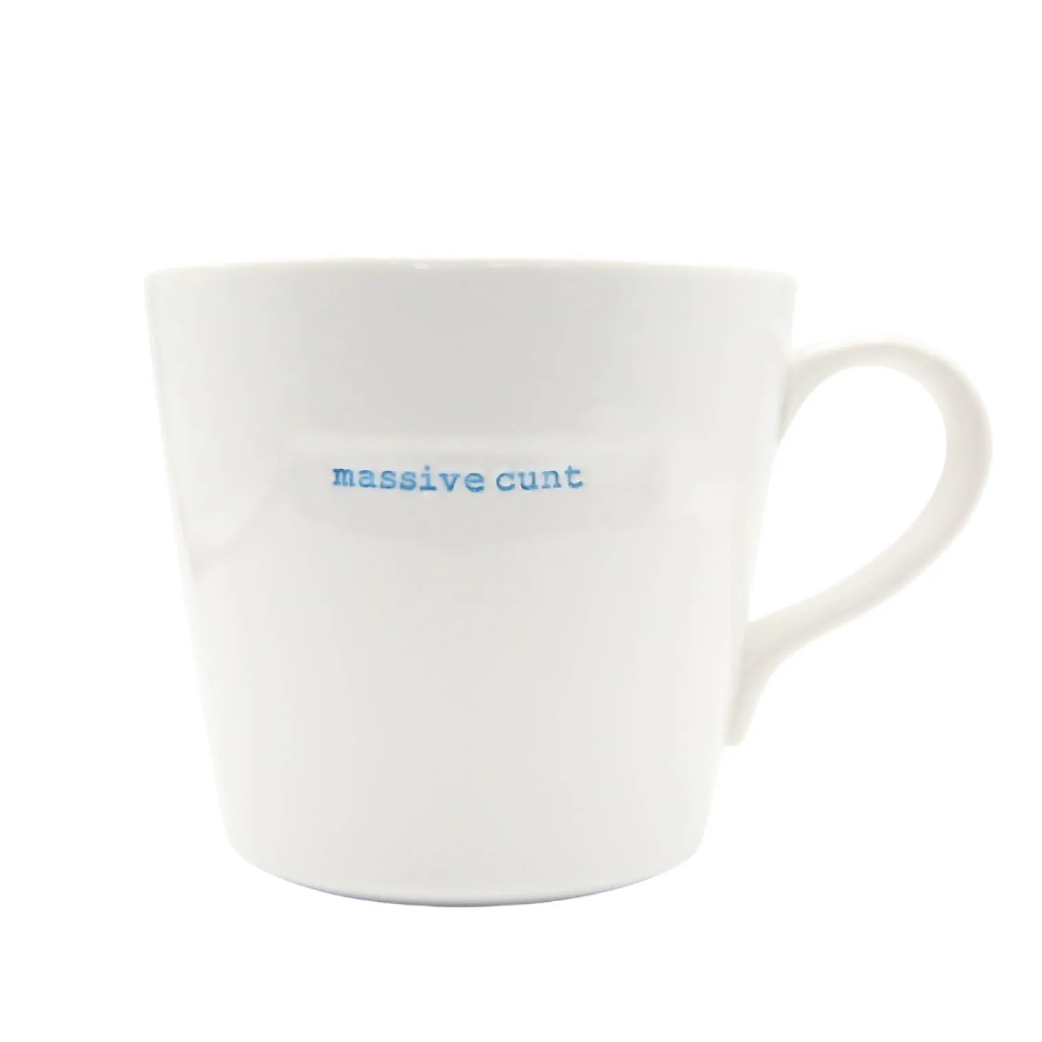 Keith Brymer Jones Large 'Massive C*nt' Ceramic White Mug