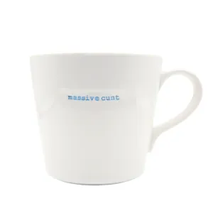 Keith Brymer Jones Large 'Massive C*nt' Ceramic White Mug