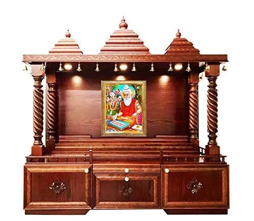 khanna Maharishi Valmiki Balmiki With Luv & Kush Religious Photo With Golden Frame & Acrylic Sheet Glass For Wall Hanging/Gift/Temple/Puja Room/Home Decor & Worship