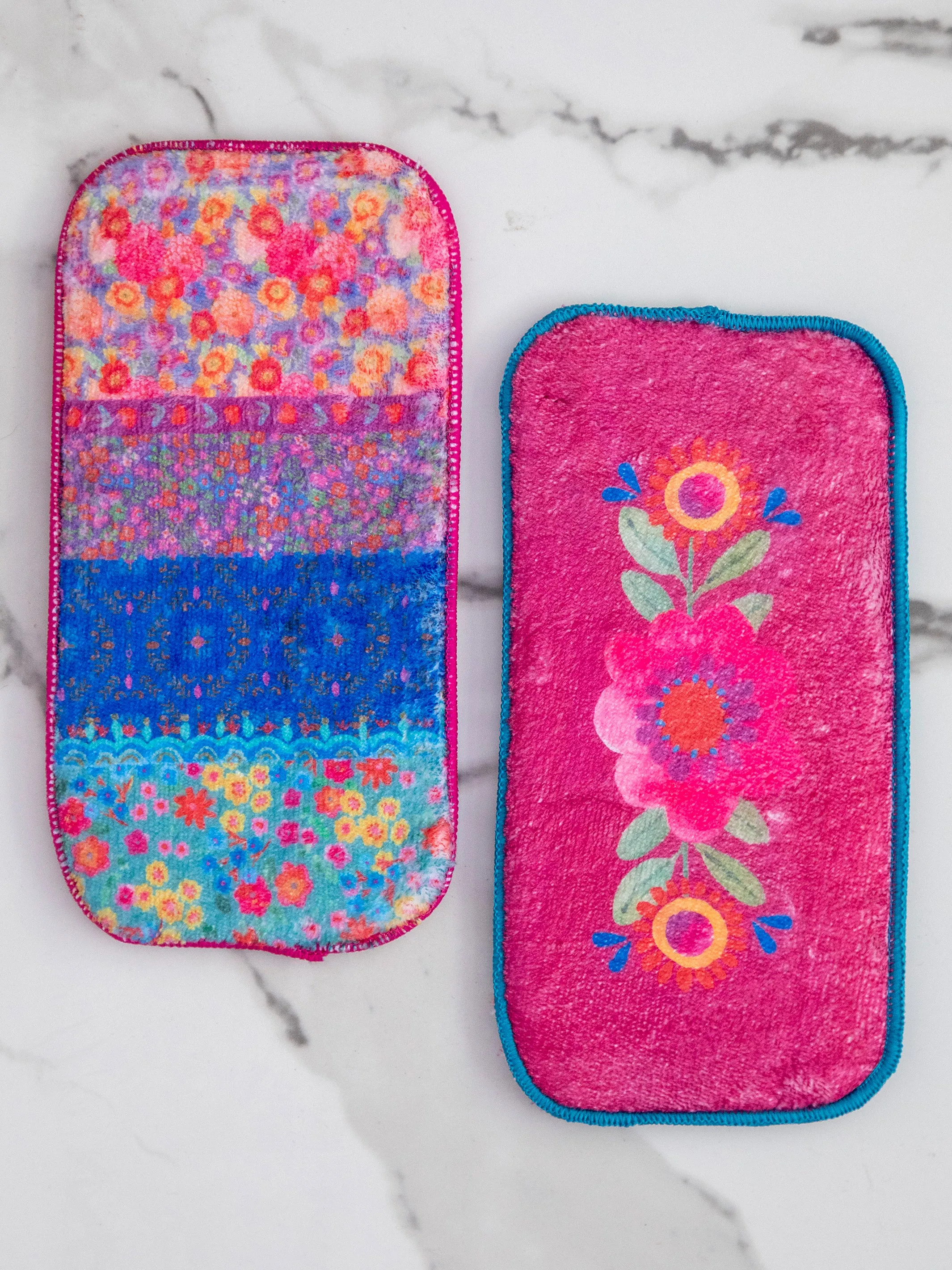 Kitchen Sink Mat, Set of 2 - Bright Florals