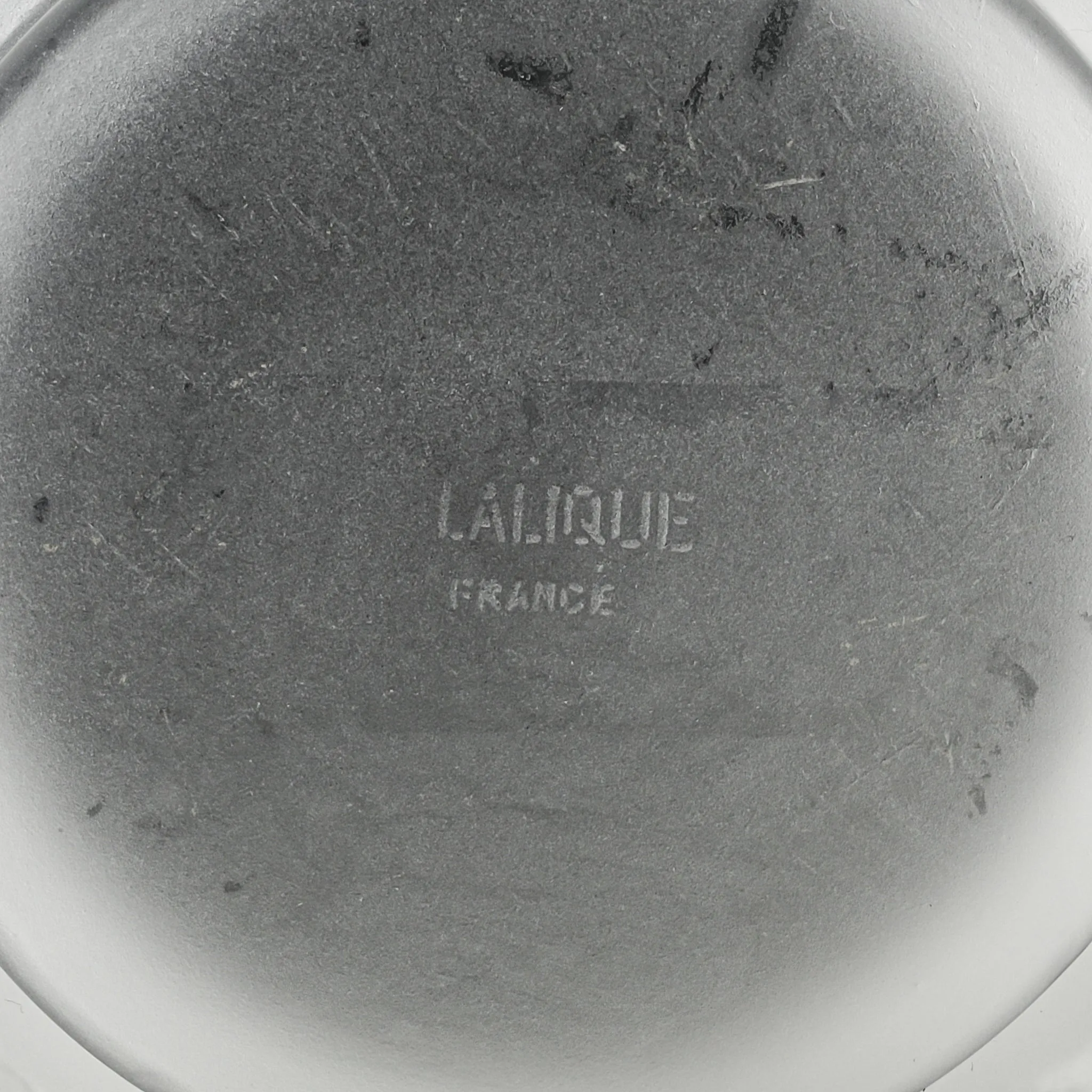 LALIQUE Biches Vase 1082  Clear Frosted
