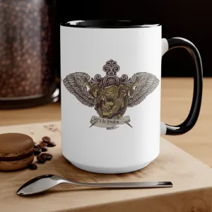 LET'S GO BRANDON, FLYING CROSS  Mug (2 sizes, 3 colors)