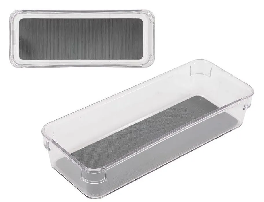 L.Gourmet Clear Non-Slip Drawer Organizers 1pc
