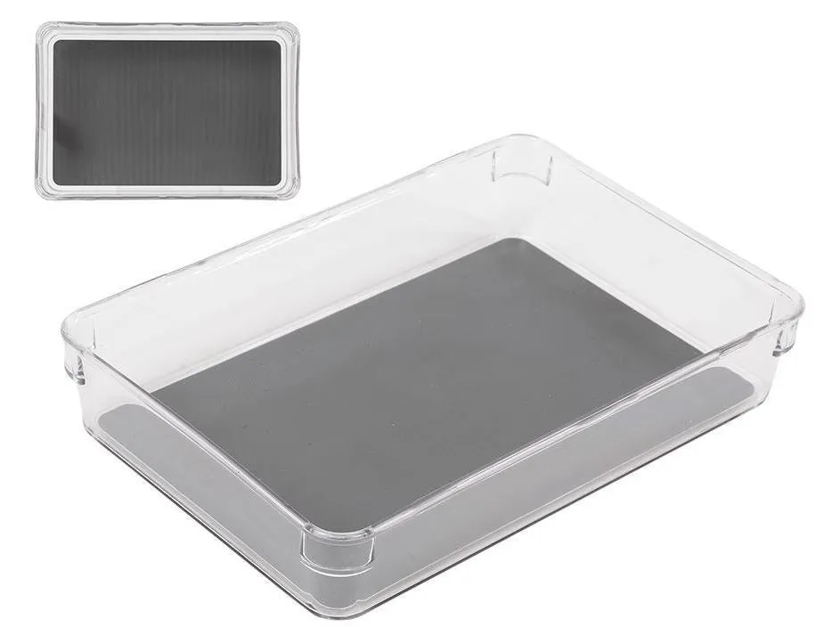 L.Gourmet Clear Non-Slip Drawer Organizers 1pc