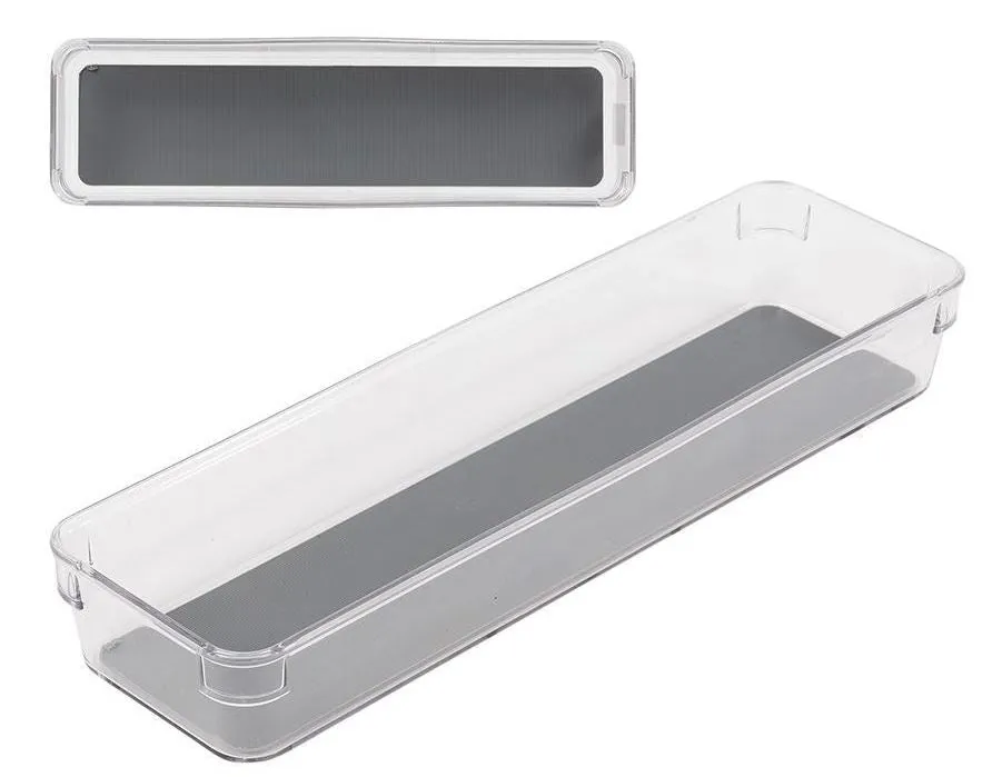 L.Gourmet Clear Non-Slip Drawer Organizers 1pc